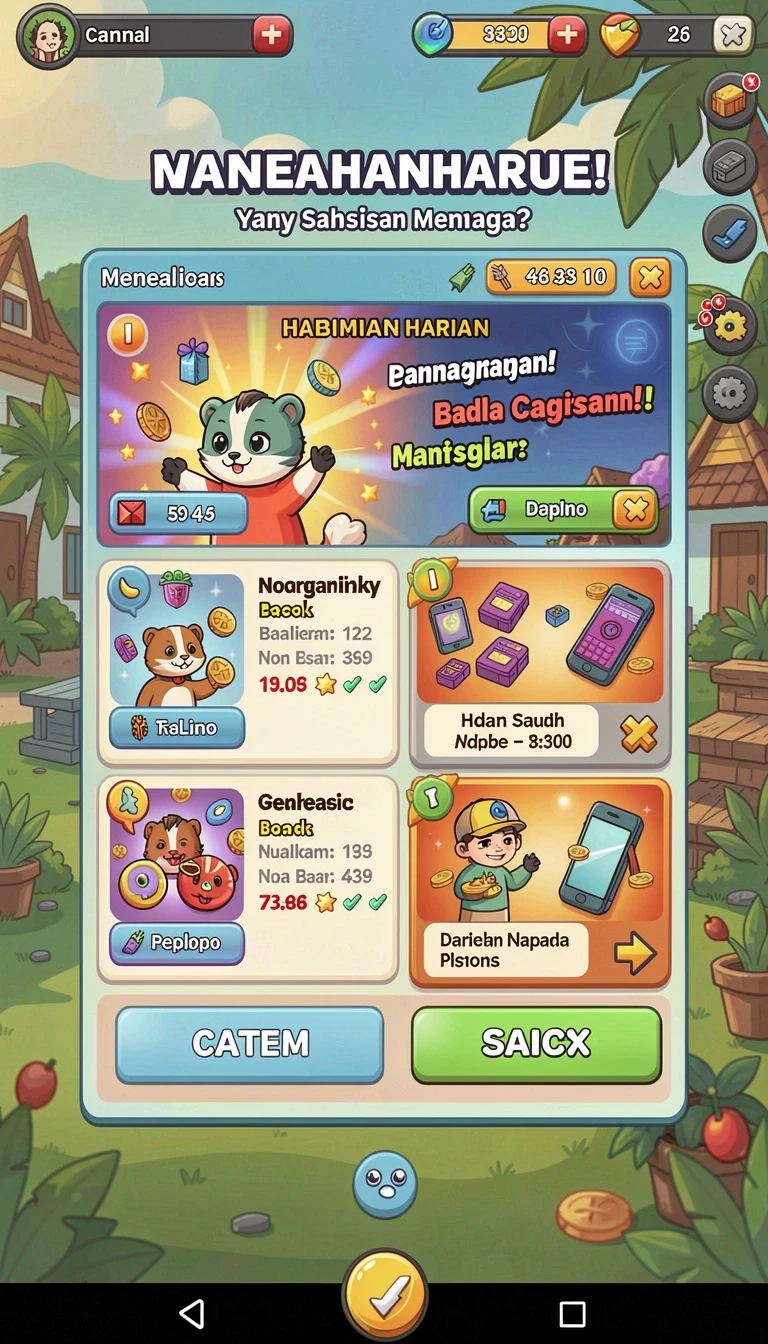 Halaman katalog dengan daftar aplikasi yang tersusun rapi.